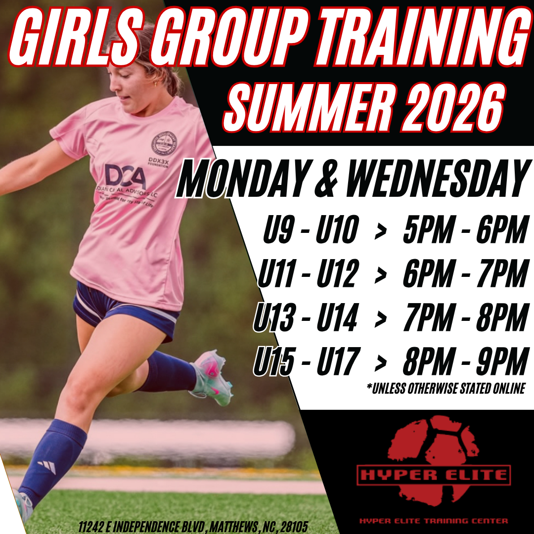 Summer Group Training: Girls u15 - u17