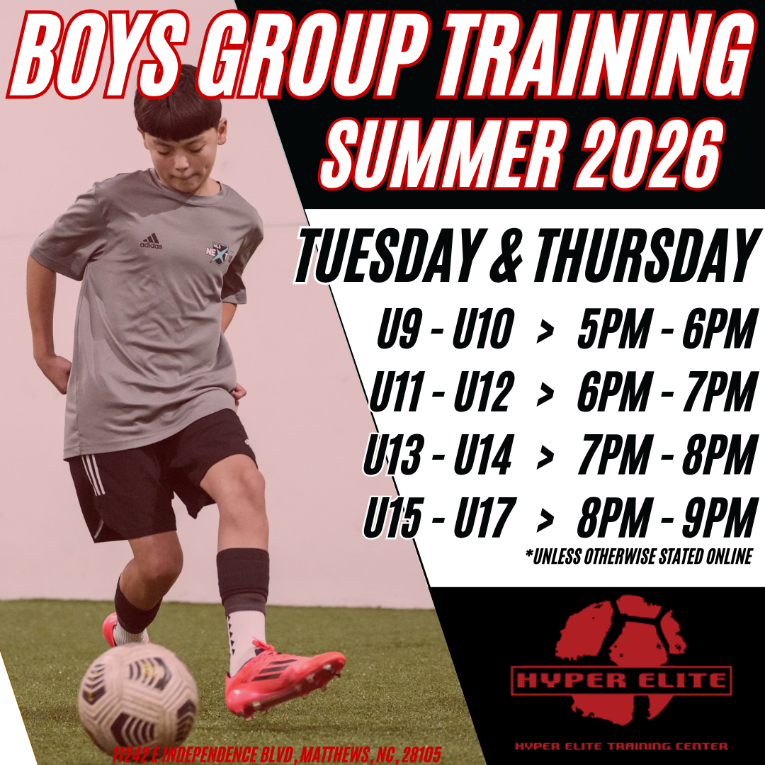 Summer Group Training: Boys u15 - u17