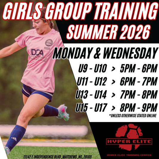 Summer Group Training: Girls u11 - u12